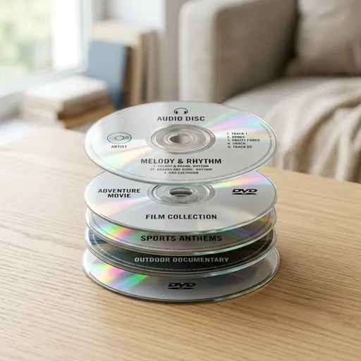 CDs and DVDs